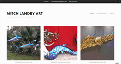 Desktop Screenshot of mitchlandryart.com